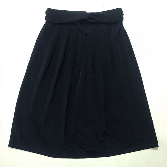VintageāCollectionsāInternationaleāBlackĀ MidiāSkirt - Picture 1 of 7